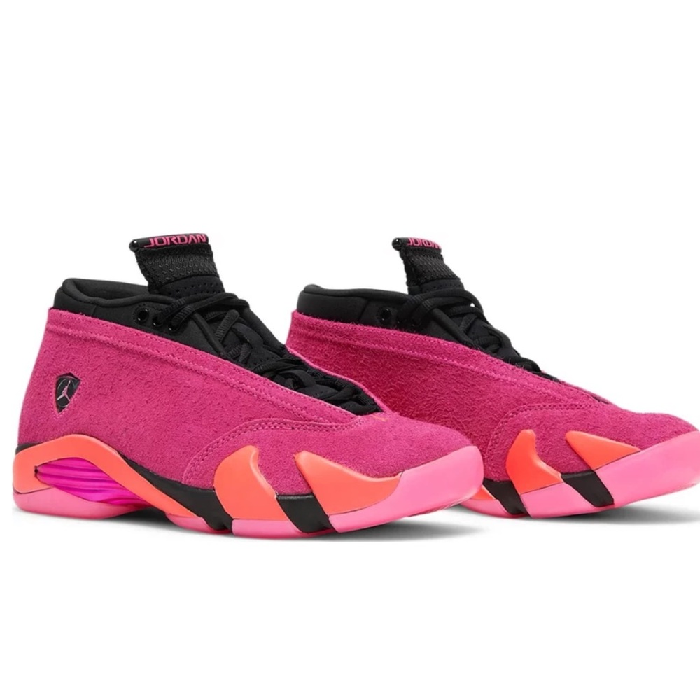 Wmns Air Jordan 14 Retro Low 'Shocking Pink'